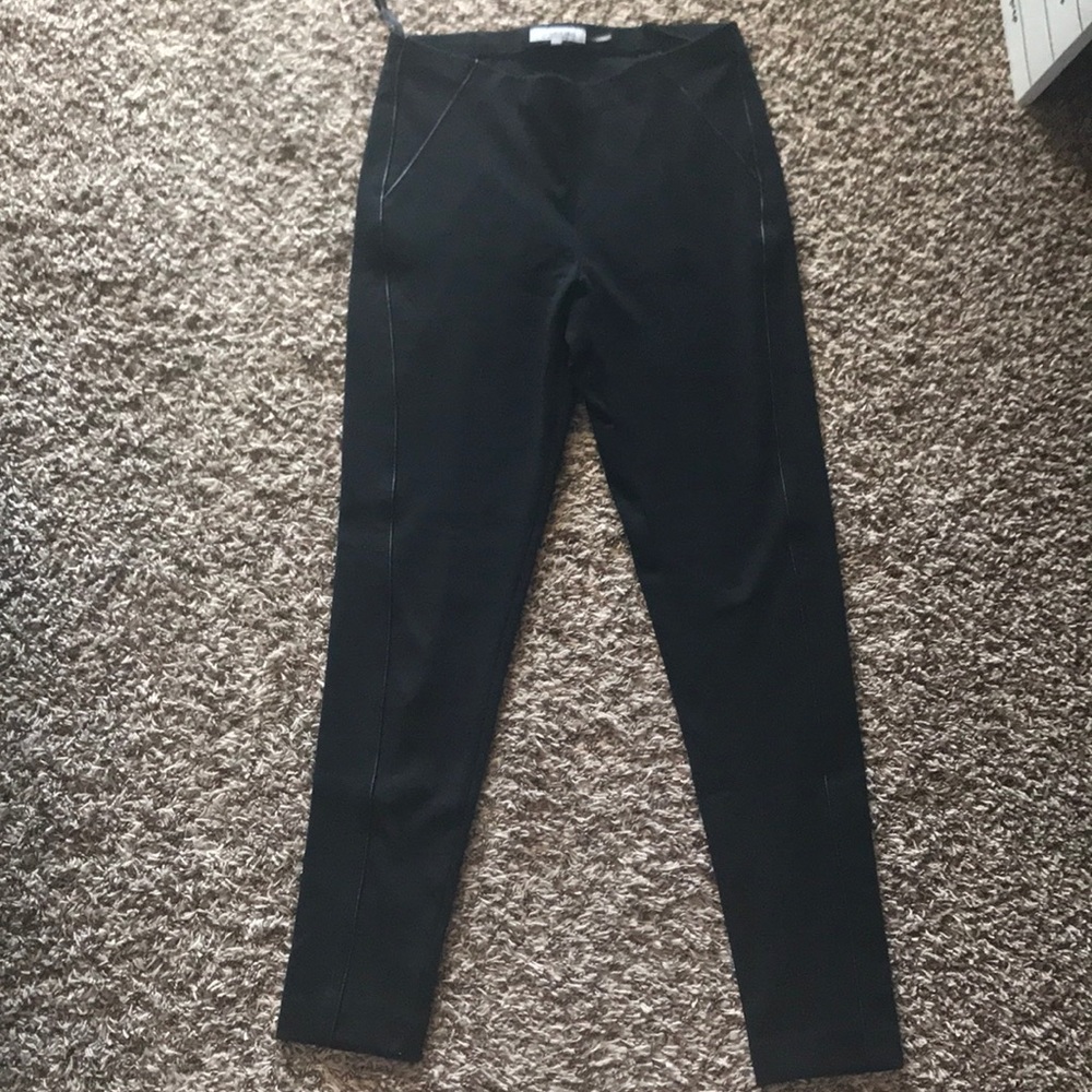 Calvin Klein pointe pant with leather detailing